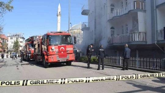 Tekstil atölyesindeki yangın paniği