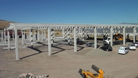 Tekstil Kent Sanayi Sitesi inşaatında sona doğru