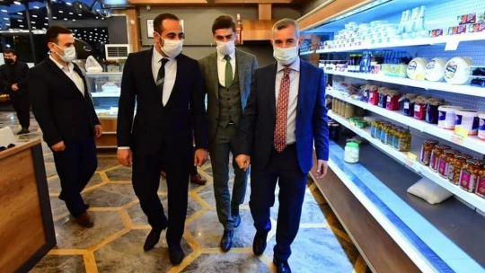 Topaloğlu, emanet çarşıyı inceledi