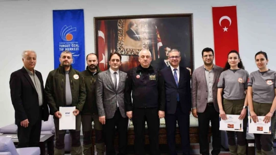 TÖTM'de 21 personel AFAD gönüllüsü oldu