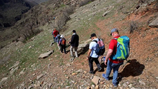 Turizmcilerden Malatya'ya trekking turu