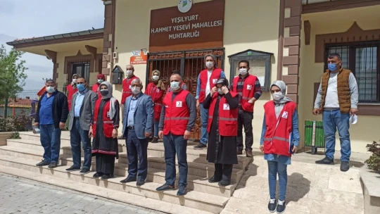 Türk Kızılayı Yeşilyurt Şubesi ihtiyaç sahiplerini unutmadı