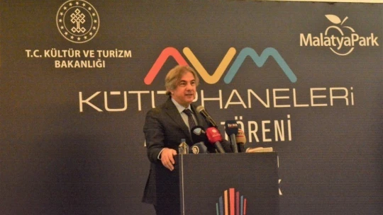 Türkiye'nin 5'inci AVM Kütüphanesi Malatya'da açıldı