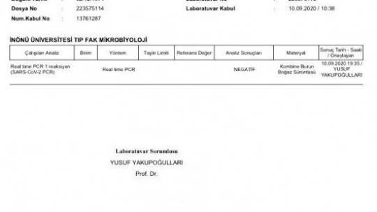 Ünlü oyuncu Halil Kumova'nın Covid-19 testi pozitif çıktı