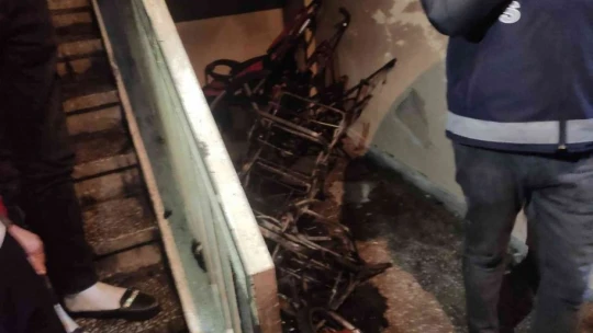 Yangın paniği az daha canından ediyordu