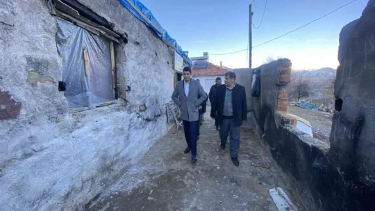 Yangında zarar gören ailenin ihtiyaçları karşılanacak