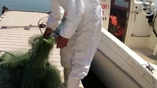 Yasak avlanan 15 kişiye para cezası