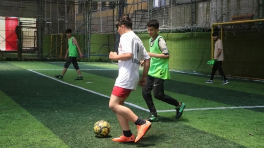 Halı sahalarda yoğunluk başladı