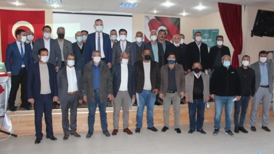 Yazıhan'da muhtarlarla toplantı
