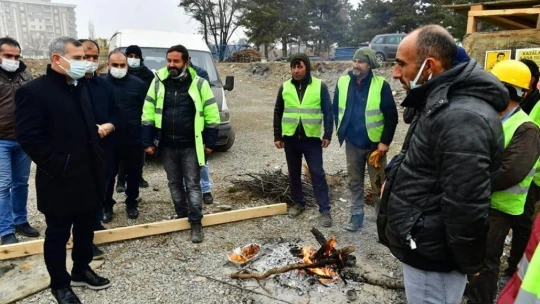 Yeni hizmet binası inşaatı hızla yükseliyor