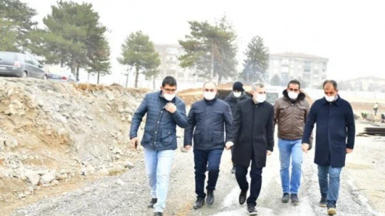 Yeni hizmet binası inşaatı hızla yükseliyor