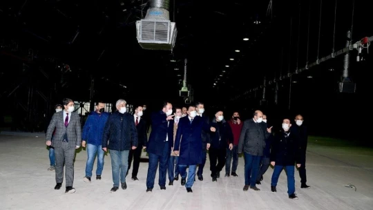 Yeni kongre ve fuar merkezinde sona gelindi