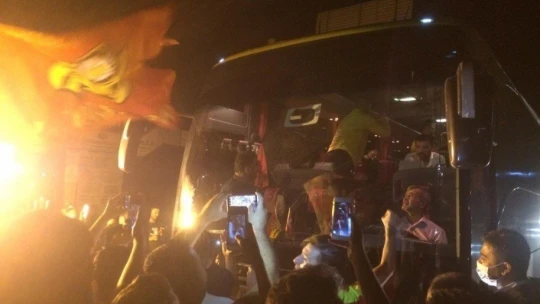 Yeni Malatyaspor'a coşkulu karşılama