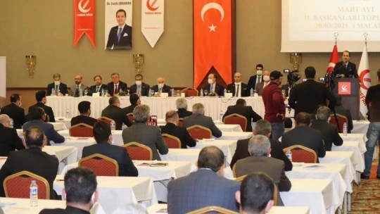 Yeniden Refah Partisi İl Başkanları toplantısı Malatya'da yapıldı