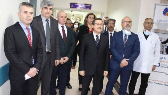 Yenilenen göğüs cerrahisi servisi törenle hizmete girdi