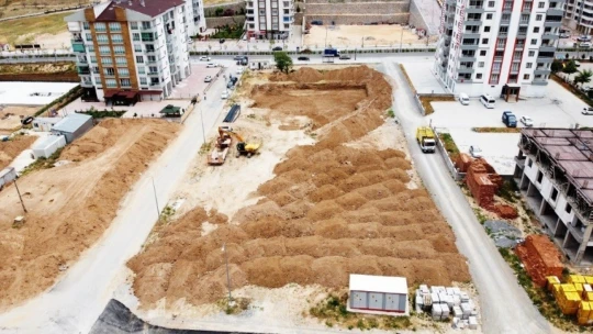 Yeşilçam sosyal tesisi için ilk kazma vuruldu