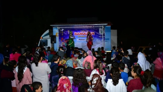 Yeşilşyurt'ta çocuklar için ramazan eğlencesi