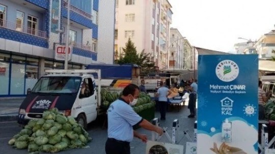 Yeşilyurt Belediyesi'nden korona virüs seferberliği
