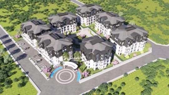 Yeşilyurt Belediyesi'nden Yeşil Topsöğüt konutları