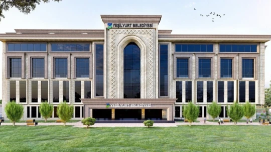 Yeni Belediye binasının inşaatı devam ediyor