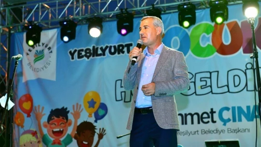 Yeşilyurt çocuk şenliği, renkli anlara sahne oldu