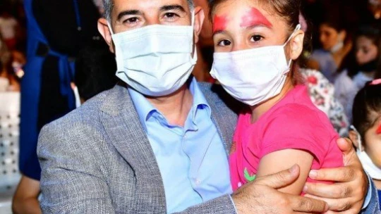 Yeşilyurt çocuk şenliği, renkli anlara sahne oldu