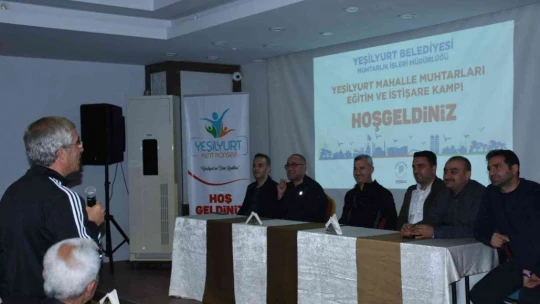 Yeşilyurt muhtarları Sivas'ta kampa girdi