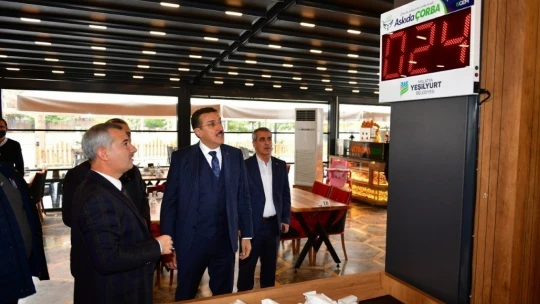 Yeşilyurt'ta 'askıda çorba' projesi başlatıldı.