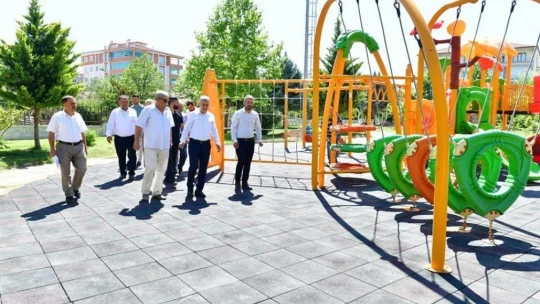 Yeşilyurt'ta 227'inci park yapılıyor