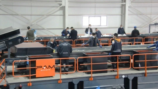 Yeşilyurt'ta 557 ton atık toplandı