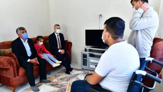 Yeşilyurt'ta 92 engellinin yüzü güldü