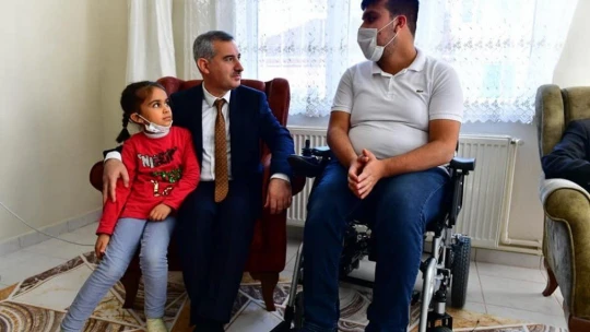 Yeşilyurt'ta 92 engellinin yüzü güldü