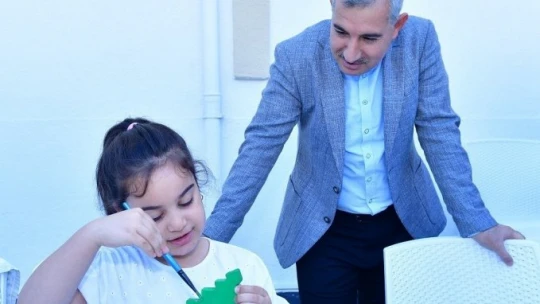Yeşilyurt'ta ahşap boyama etkinliği