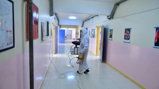 Yeşilyurt'taki okullar defezenfekte edildi