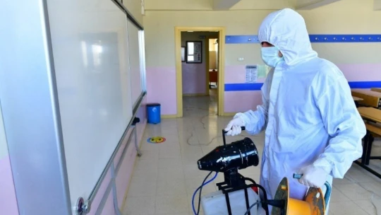 Yeşilyurt'taki okullar defezenfekte edildi
