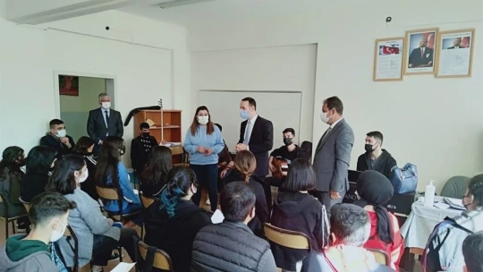 Kaymakam Covid-19 denetimi yaptı