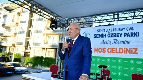 Yeşilyurt'ta Şehit Semih Özbey Parkı'nın açılışında duygusal anlar