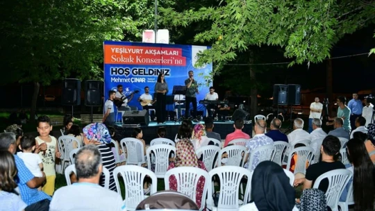 Yeşilyurt'ta sokak konserleri