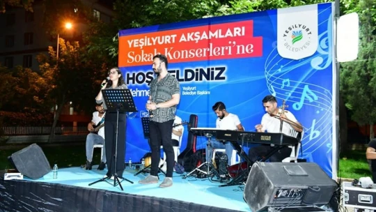 Yeşilyurt'ta sokak konserleri