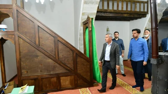 Yeşilyurt'ta tarihi caminin restorasyonu tamamlandı
