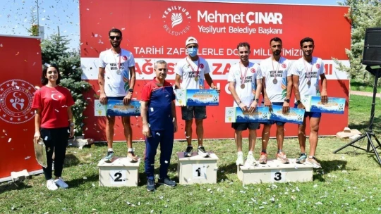 Yeşilyurt'ta zafer koşusu ilgi gördü