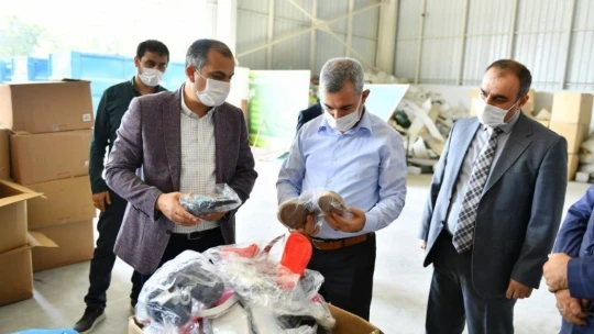 Yeşilyurt'taki Ambalaj Atığı Toplama Ayırma Tesisi örnek gösteriliyor