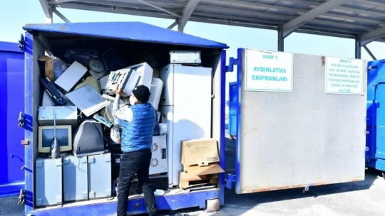 Yok Artık Projesiyle 3 bin 244 kilogram atık toplandı