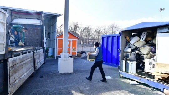 Yok Artık Projesiyle 3 bin 244 kilogram atık toplandı