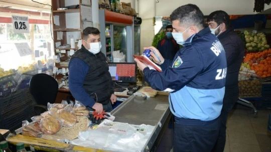 Zabıta ekipleri gıda ve etiket denetimi yaptı
