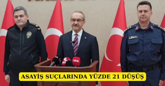 Asayiş Suçlarında Yüzde 21 Düşüş
