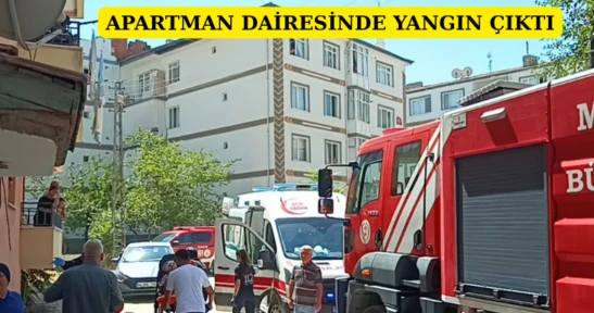 Malatya'da apartman dairesinde yangın