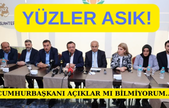 Yüzler asık... Cumhurbaşkanı açıklar mı bilmiyorum…