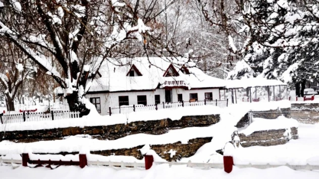 Seydişehir'de beyaza bürünen Kuğulu Park'ta kartpostallık fotoğraflar
