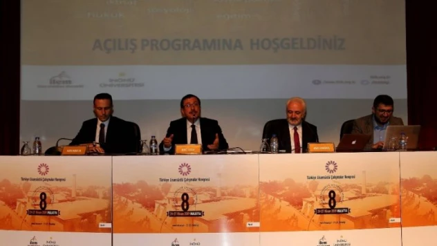 8. Türkiye Lisansüstü Çalışmalar Kongresi Malatya'da yapıldı